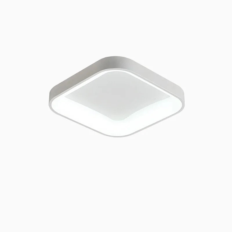 Afralia™ Modern LED Ceiling Lights for Living Room, APP Dimmable Bedroom Lamp, Office Study Decor