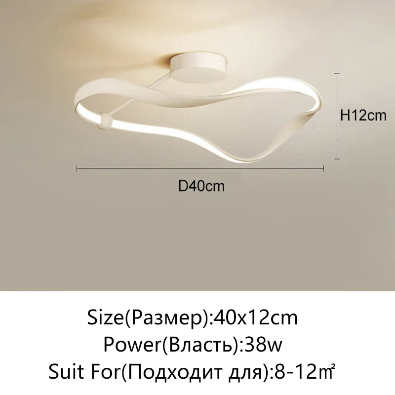 Afralia™ LED Ceiling Light: Modern Minimalist Nordic Design for Bedroom, Living Room, Study, Kitchen & Restaurant