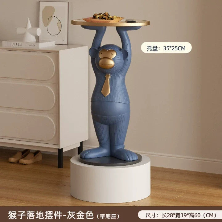 Afralia™ Modern Decor Tray Figurine Sculpture Nordic Decoration Organizer Ornament