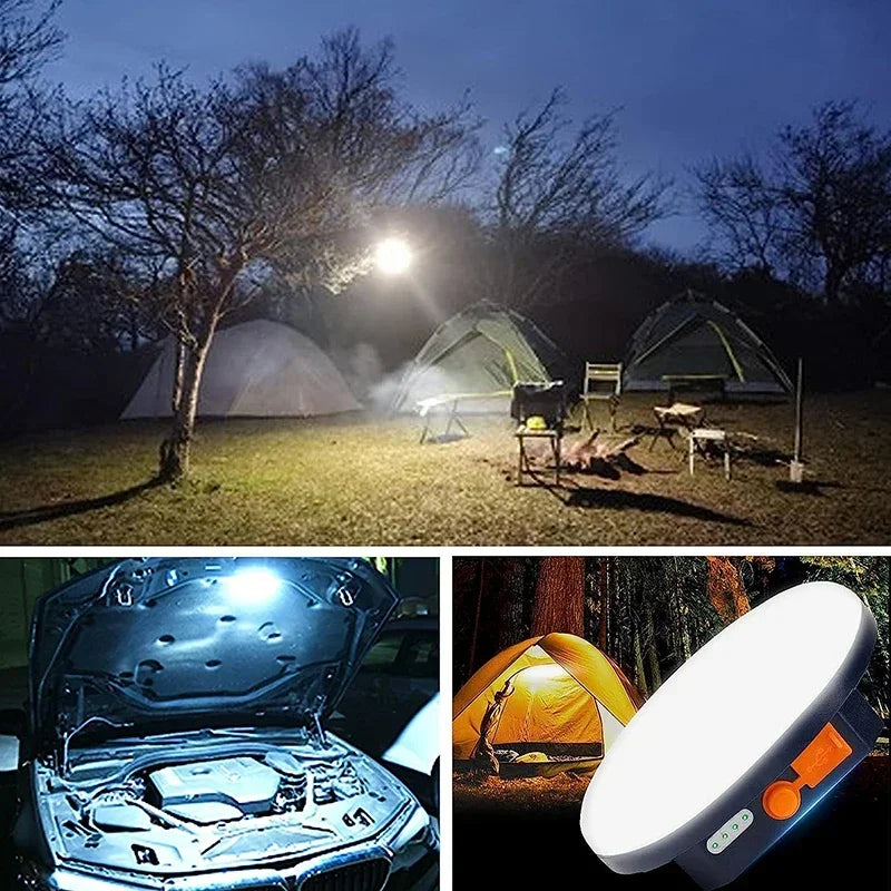 Afralia™ Portable Rechargeable Camping Lantern Night Flashlight