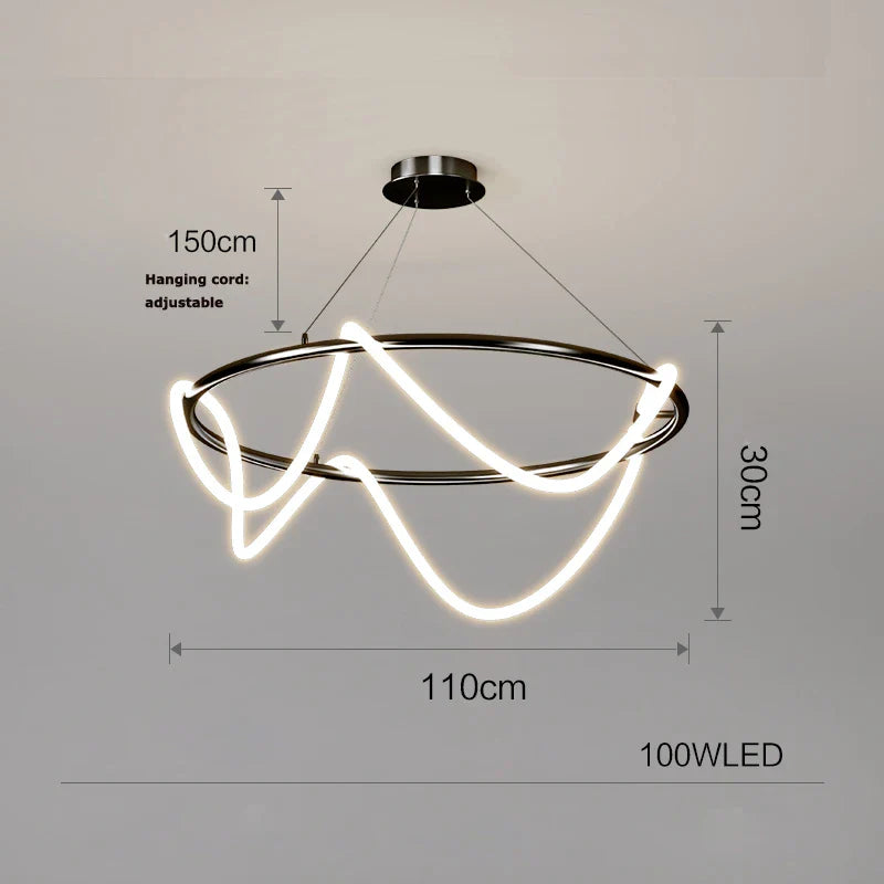 Afralia™ Gold Chrome Dimmable LED Ceiling Chandelier: Modern Luxury Pendant Light for Entryway