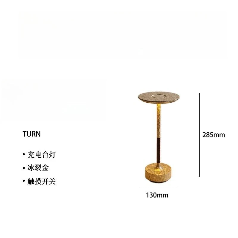 Afralia™ Luxury Touch Table Lamp USB Charging Modern Light Fixtures for Elegant Spaces
