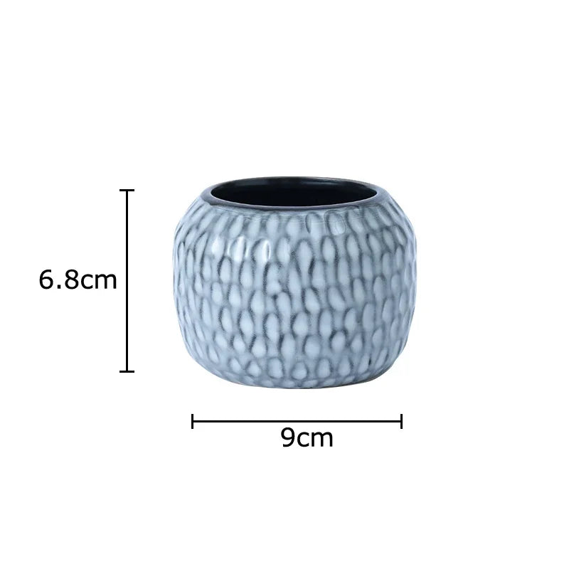 Afralia™ Ceramic Hydroponic Vase for Creative Desk Decor and Floral Arrangement