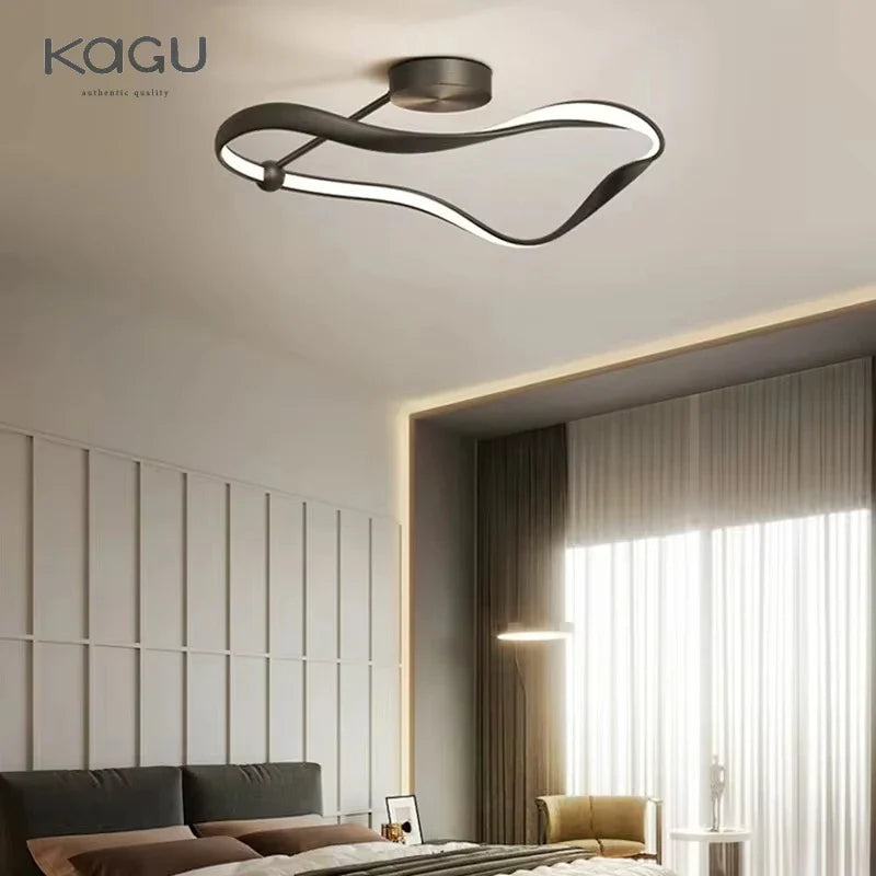 Afralia™ LED Ceiling Light: Modern Minimalist Nordic Design for Bedroom, Living Room, Study, Kitchen & Restaurant