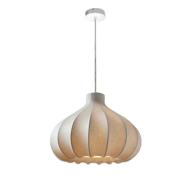 Afralia™ Silk LED Chandelier: Nordic Minimalist Pendant Lights for Home, Living Room, Bedroom