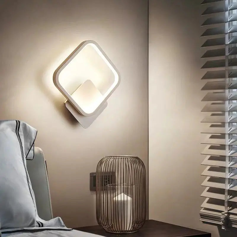 Afralia™ Modern LED Ring Wall Light for Restaurant, Living Room, Bedroom