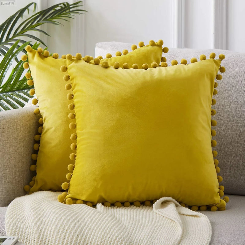 Afralia™ Velvet Cushion Cover: Soft & Stylish Decor for Home & Sofa