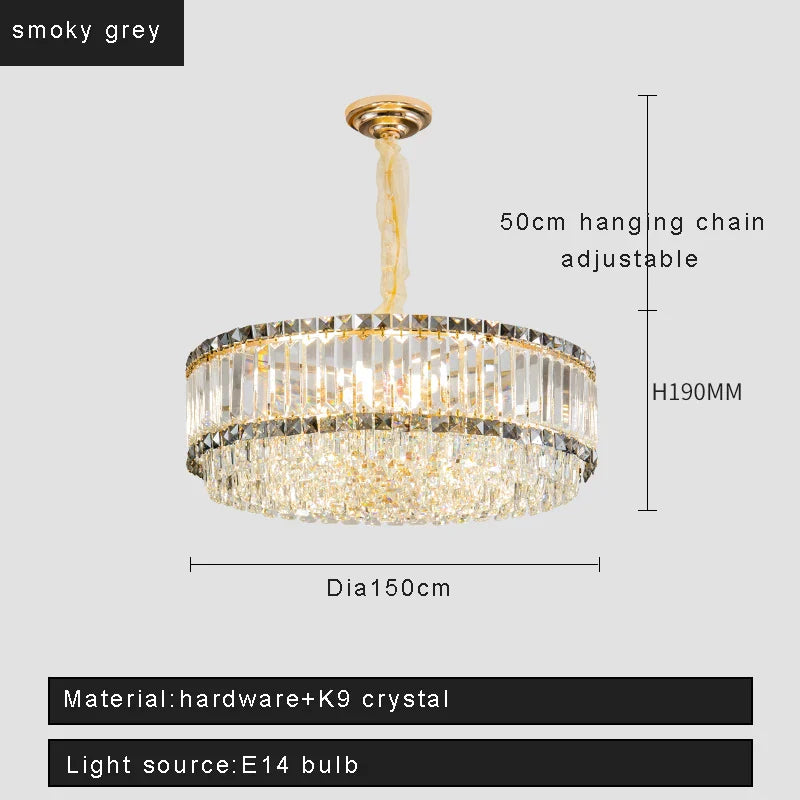 Afralia™ Crystal Chandeliers: Luxury Creative Design for Living Room Renovation