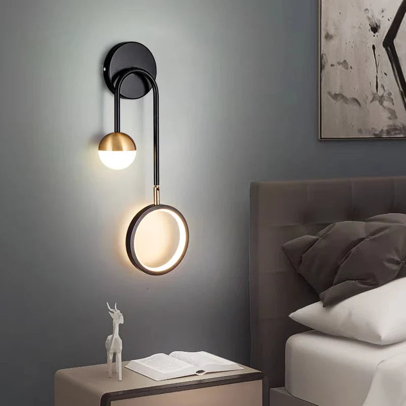 Afralia™ Modern LED Wall Light for Bedroom and Living Room Decor