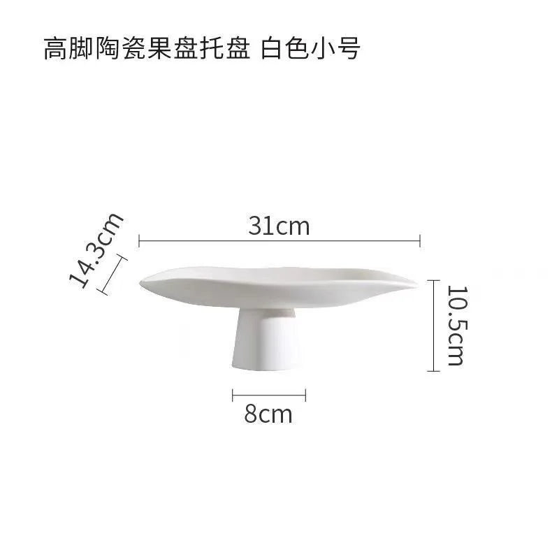 Afralia™ Geometric Resin Fruit Bowl Tray Home Decoration Accessories