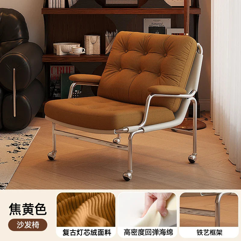 Afralia™ Nordic Light Luxury Sofa Chairs - Elegant Single Sofa for Home Living Room
