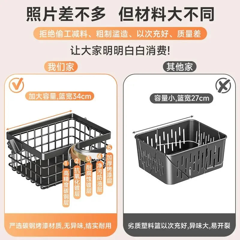 Afralia™ Rotating Vegetable Storage Basket: Strong Load Capacity, Floor-to-Ceiling, Easy to Use