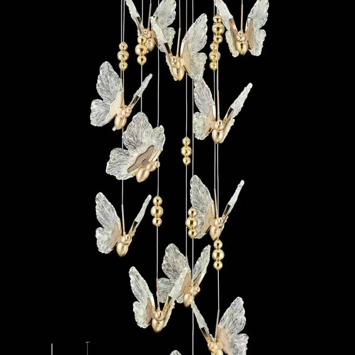 Afralia™ Luxe Bedside Lamp, Butterfly Pendant, Minimalist Living Room Bar Desk Light