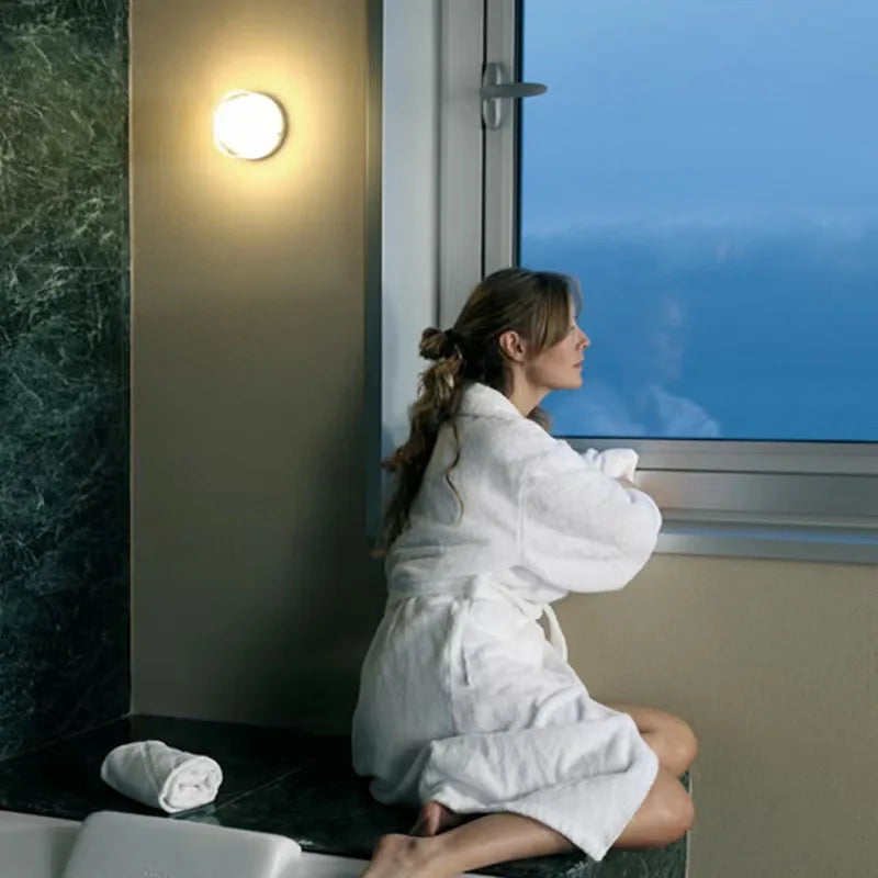 Afralia™ Nordic Moon LED Wall Light for Bedroom Living Room Stair Lights Indoor Decor