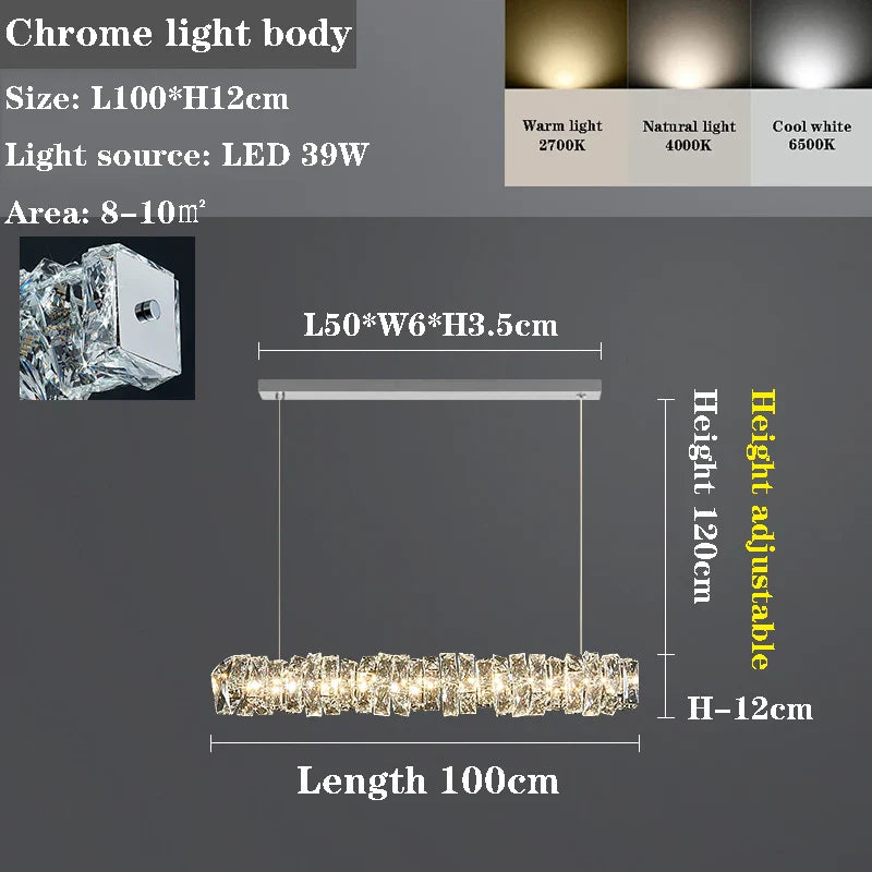 Afralia™ Crystal Ceiling Chandelier: Luxury Nordic LED Lighting Fixture for Restaurant, Bar, and Home