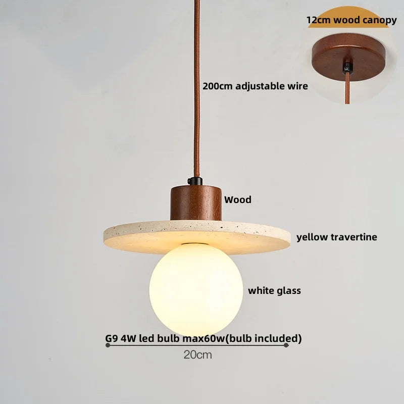 Afralia™ Wabi Sabi LED Pendant Lights - Adjustable Indoor Decor Reflecting Natural Elements
