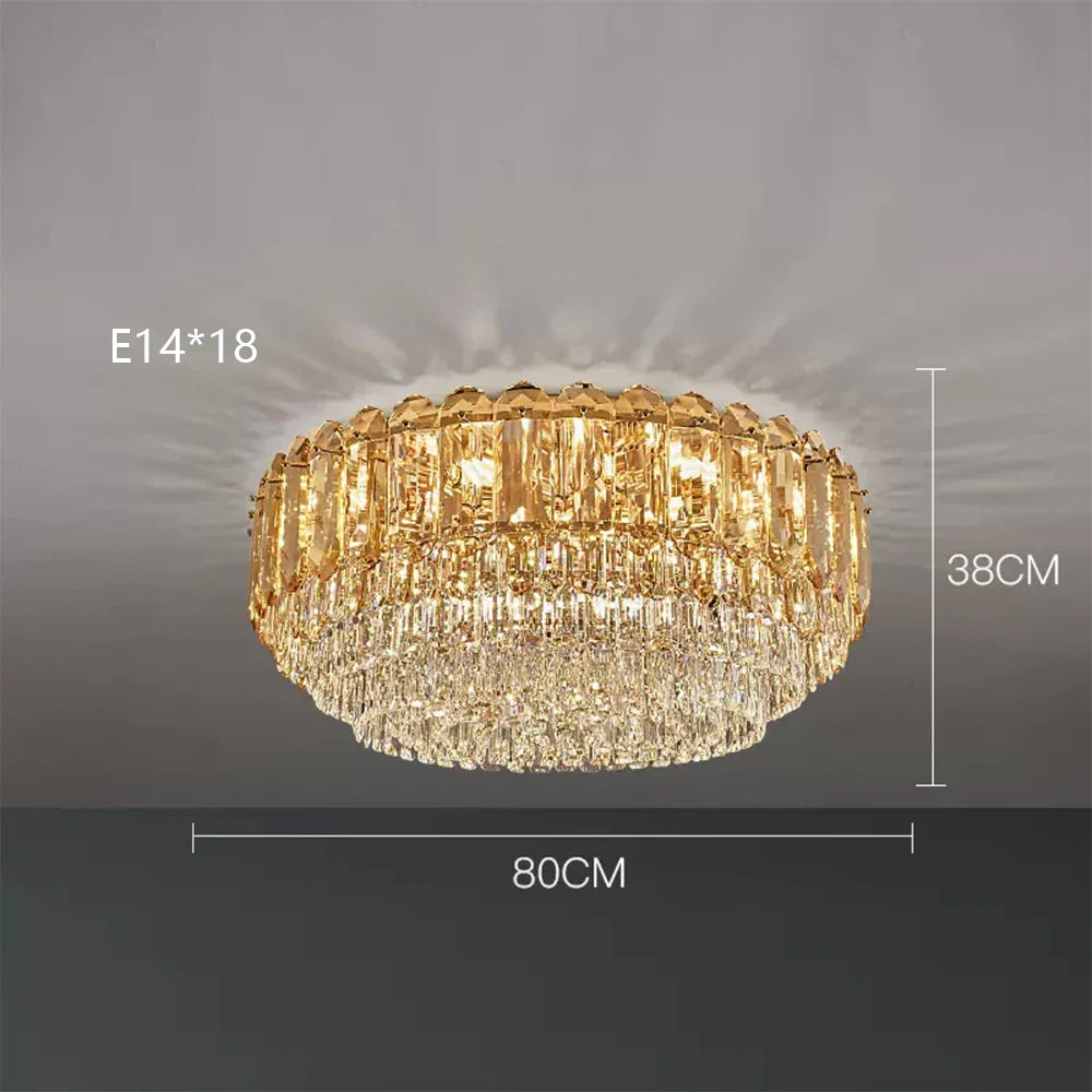 Afralia™ Crystal LED Wall Lamp: Minimalist Luxury Lighting for Living Room TV Background