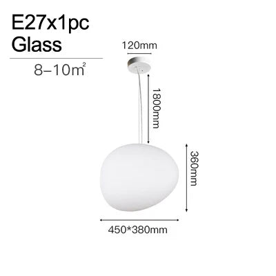 Afralia™ Cobblestone Wall Lamp: Simple Italian Design for Living Room, Bedroom & Study