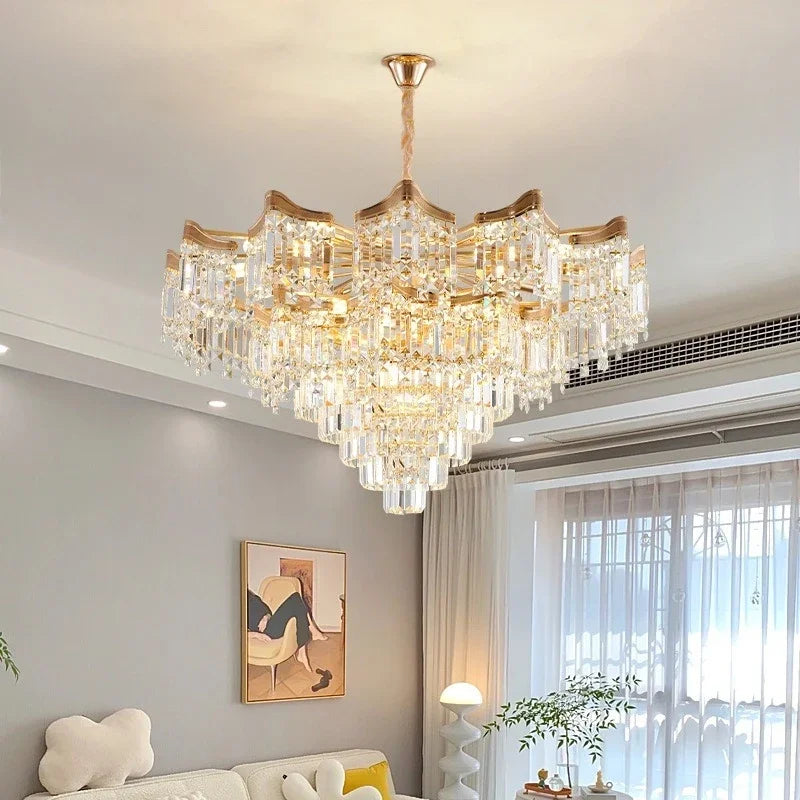 Afralia™ Nordic LED Chandelier for Staircase Loft and Living Room