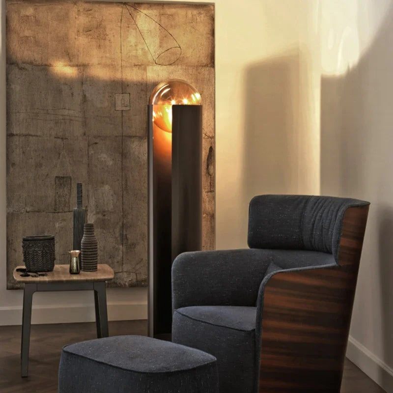 Afralia™ Luxe Nordic LED Floor Lamp for Stylish Living Spaces