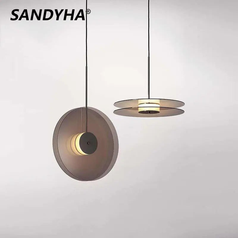 Afralia™ Modern Nordic Glass Pendant Chandelier for Dining Room and Bedside