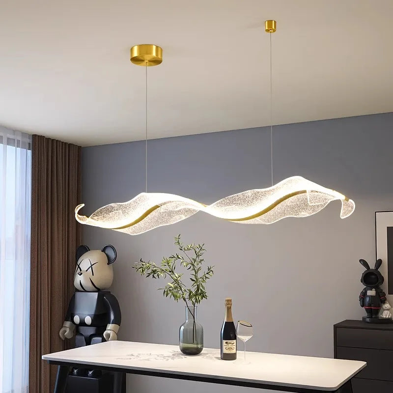 Afralia™ Modern Dine Room Pendant Light Indoor LED Chandelier