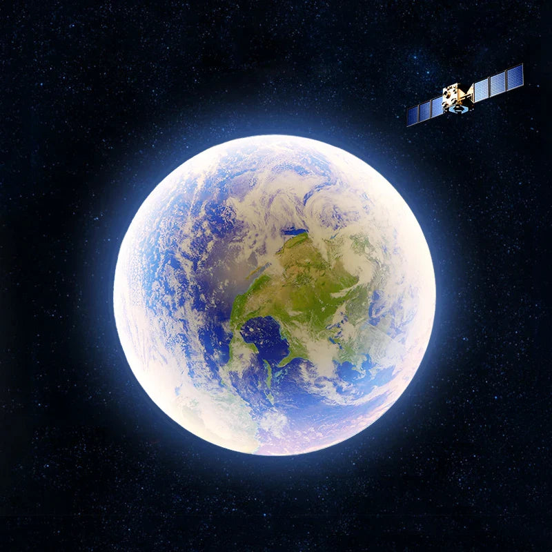 Afralia™ Creative Moon Earth LED Wall Lamp for Modern Living Spaces
