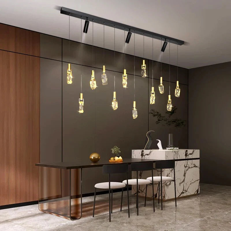 Afralia™ Modern Pendant Chandeliers LED Ceiling Lamp for Dining and Living Room