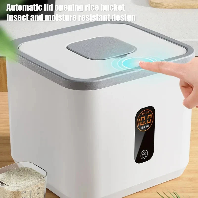 Afralia™ Rice Dispenser: Sealed Grain Storage Container for Kitchen Organization