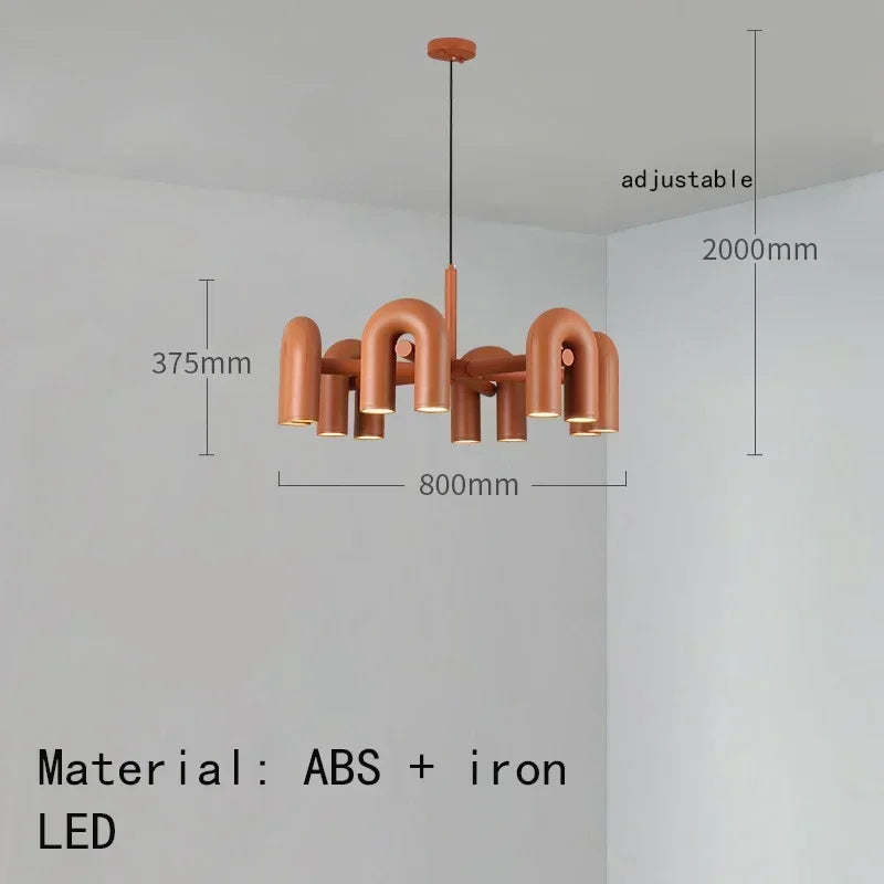 Afralia™ Nordic Chandelier: Adjustable Pendant Lights, Ceiling Hanging Lamp