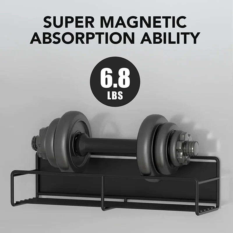 Afralia™ Magnetic Kitchen Storage Rack - Waterproof Organizer, Rustproof Spice Shelf