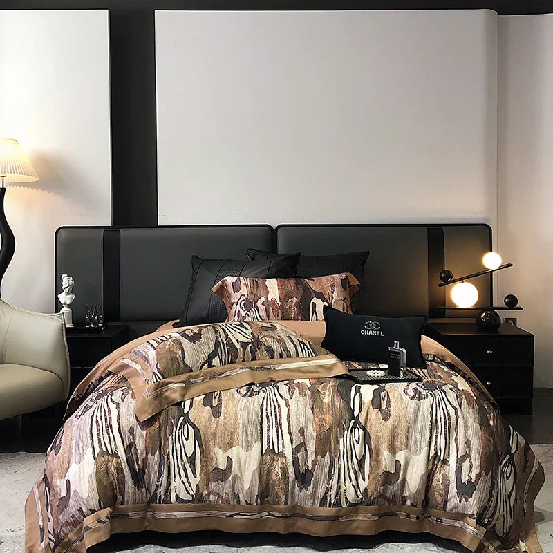 Afralia™ Vintage Flowers Bedding Set