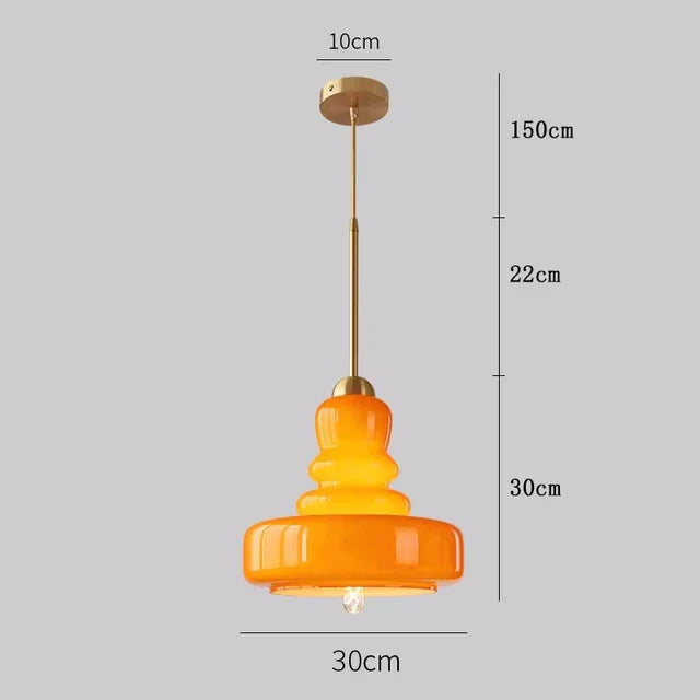 Afralia™ Glass Pendant Lights Ceiling Suspension for Kitchen Island Bedroom Living Dining Room