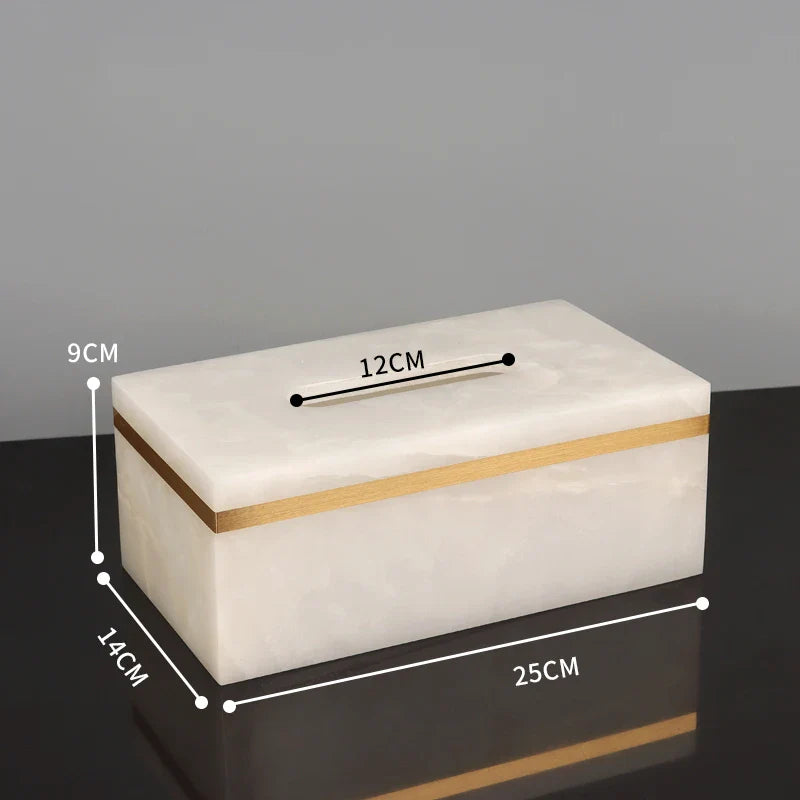 Afralia™ White Onyx Marble Bathroom Set Gold Luxury Soap Dispenser Toothbrush Holder