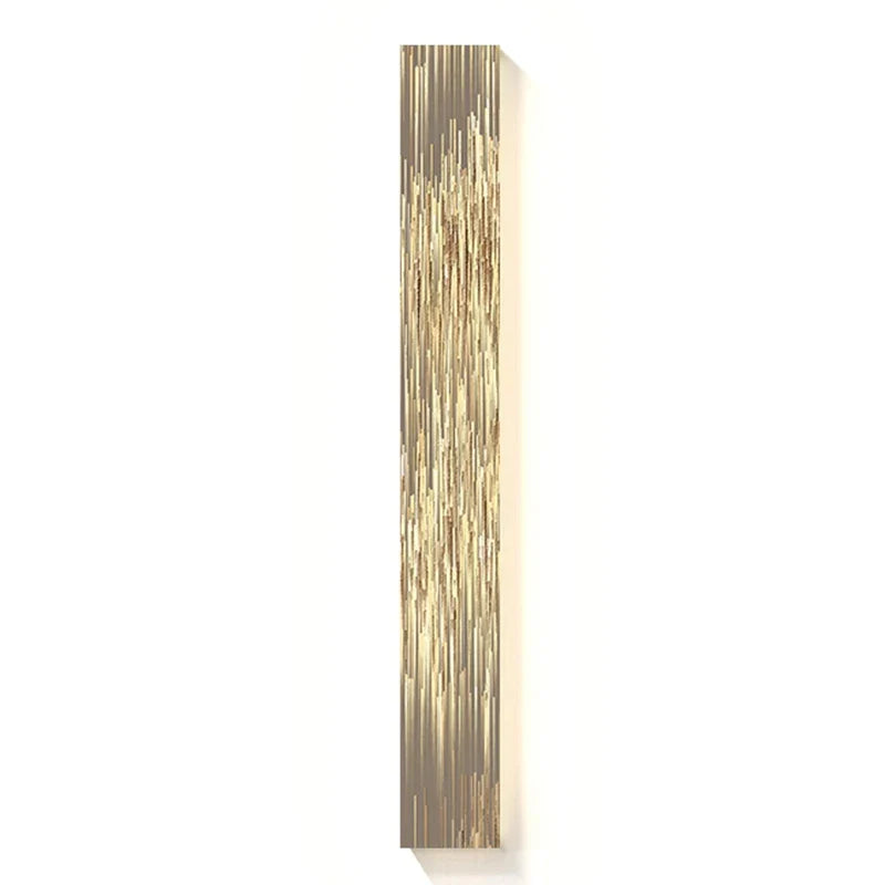Afralia™ LED Indoor Painting Decoration Strip Wall Hanging Lamp for Living Room & Hotel