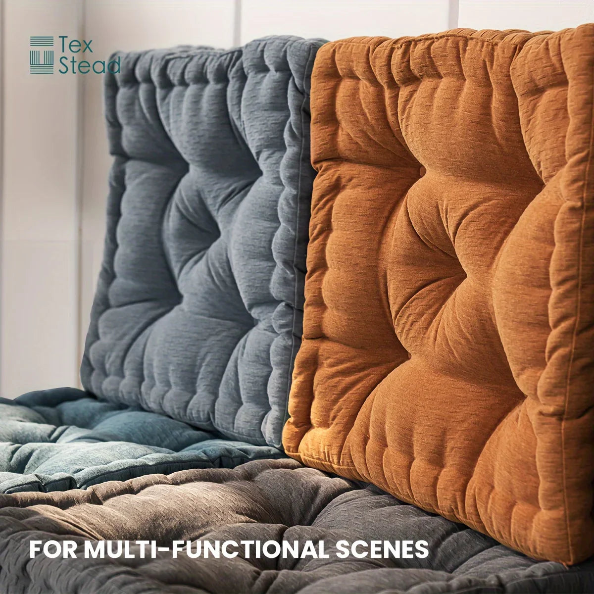 Afralia™ Chenille Tufted Large Pillows Seating Cushions for Meditation Yoga Living Room