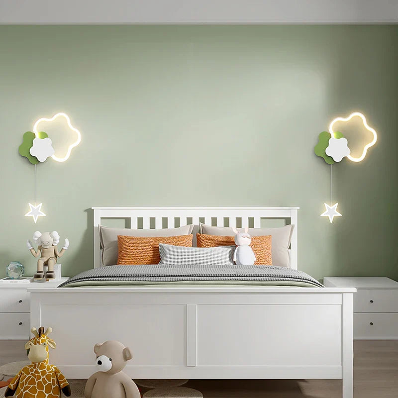 Afralia™ Nordic LED Wall Light Bedroom Lamp Modern Interior Sconce Luster Fixture