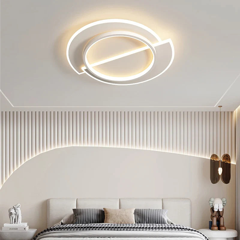 Afralia™ Nordic Flush Mount Led Ceiling Light for Modern Living Spaces