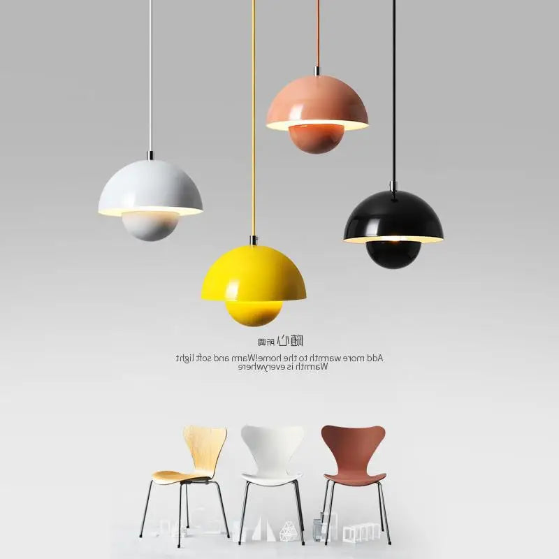 Afralia™ Nordic E27 LED Pendant Chandelier for Modern Indoor Home Decor