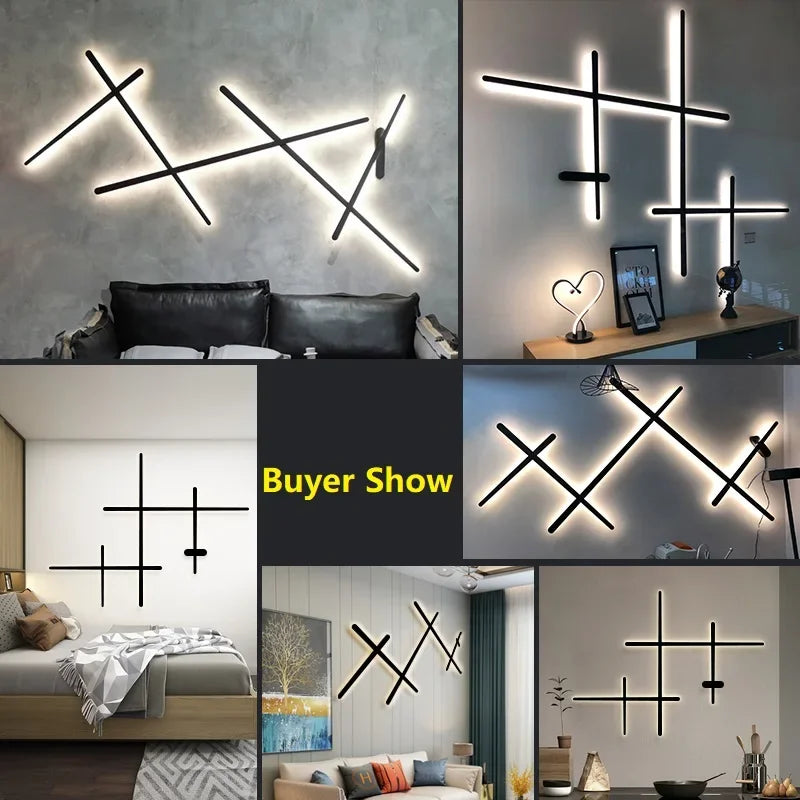 Afralia™ Rotatable LED Wall Lamp for Living Room Bedroom Hallway Staircase - Modern Minimalist Design