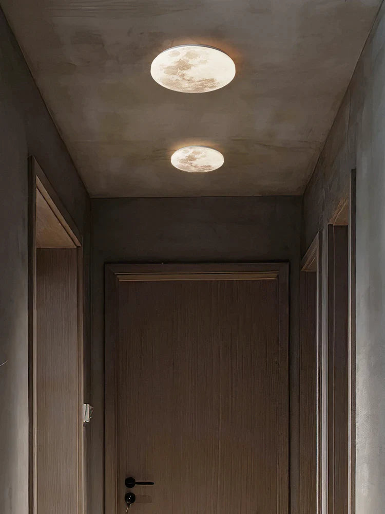 Afralia™ Nordic Moon Ceiling Lamp | Modern Minimalist Bedroom Light