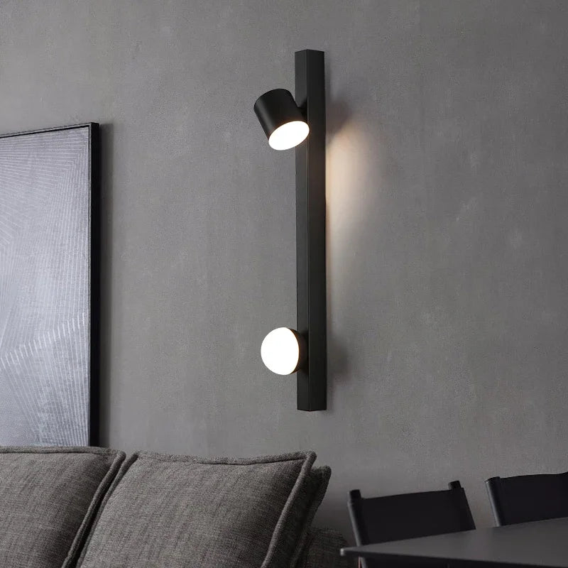 Afralia™ Copper Living Room Wall Lamp Modern Creative Bedroom Study Reading Light