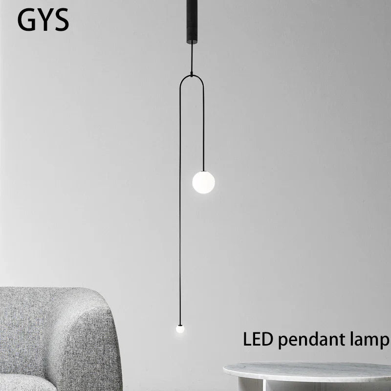 Afralia™ Minimalist Nordic LED Pendant Lamp for Bedroom & Bar Lighting