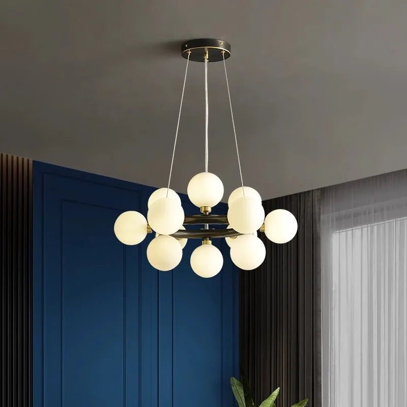 Afralia™ Modern LED Pendant Chandeliers for Living Room and Dining Room Lighting