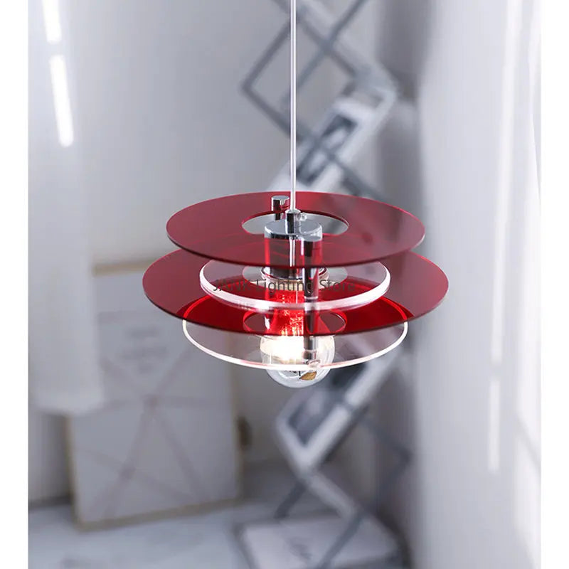 Afralia™ Bauhaus PH UFO Pendant Acrylic Chandelier with LED Lights