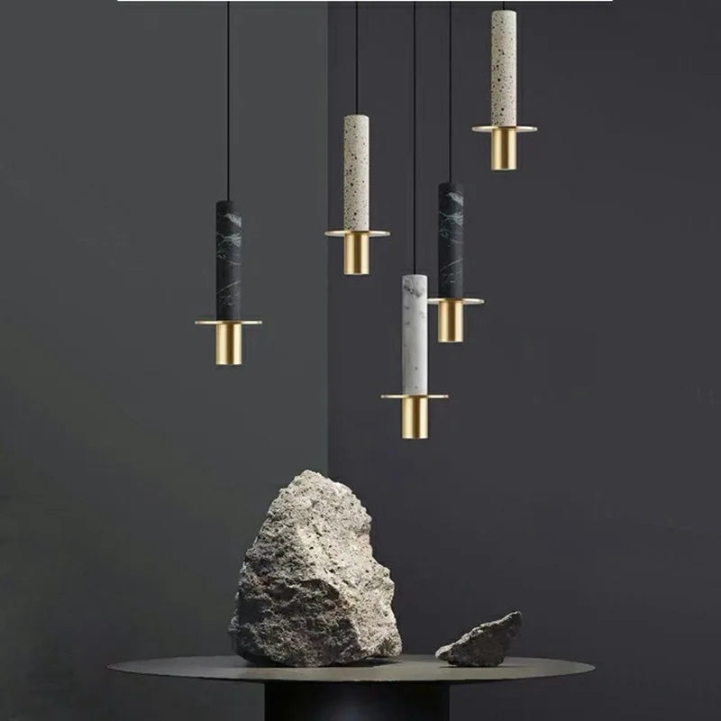 Afralia™ Nordic Minimalist LED Chandelier Pendant Lamp for Dining Hall Table - Creative and Elegant