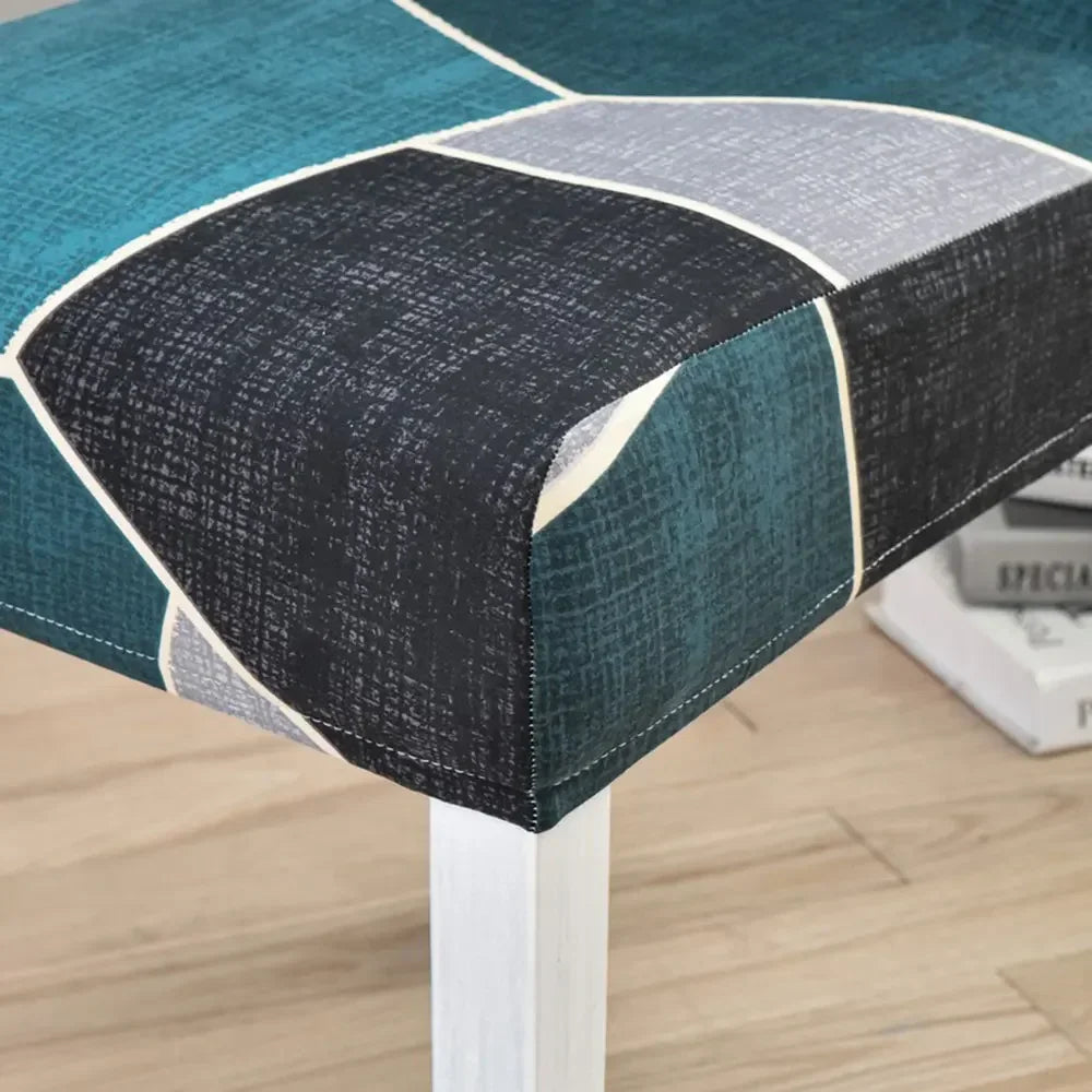 Afralia™ Geometric Stretch Chair Cover Slipcovers | Elastic Seat Case