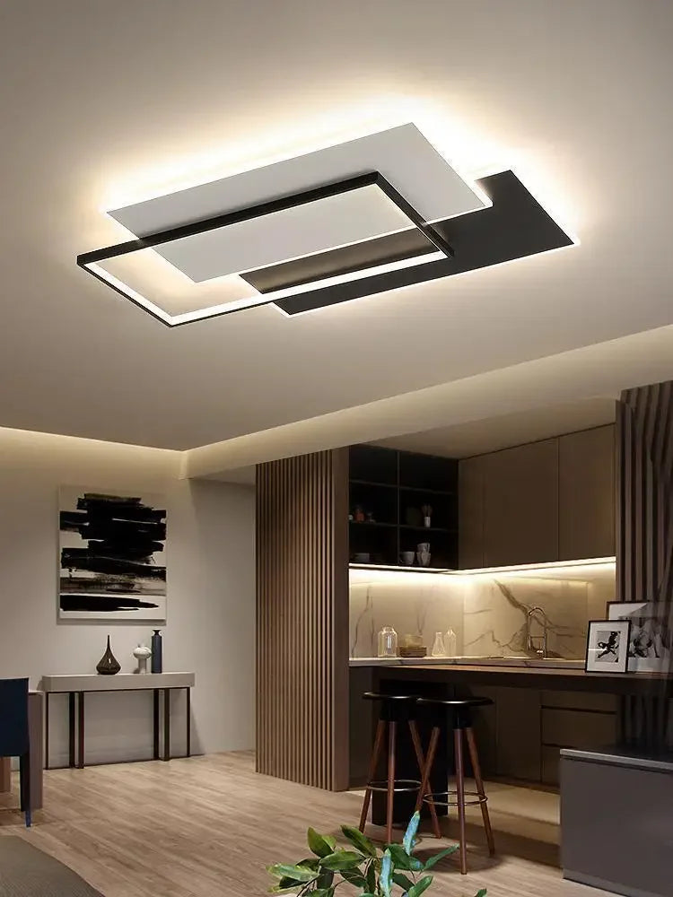 Afralia™ LED Chandelier: Modern Dimming Lights for Home Living Dining Kitchen Bedroom Hall Lighting