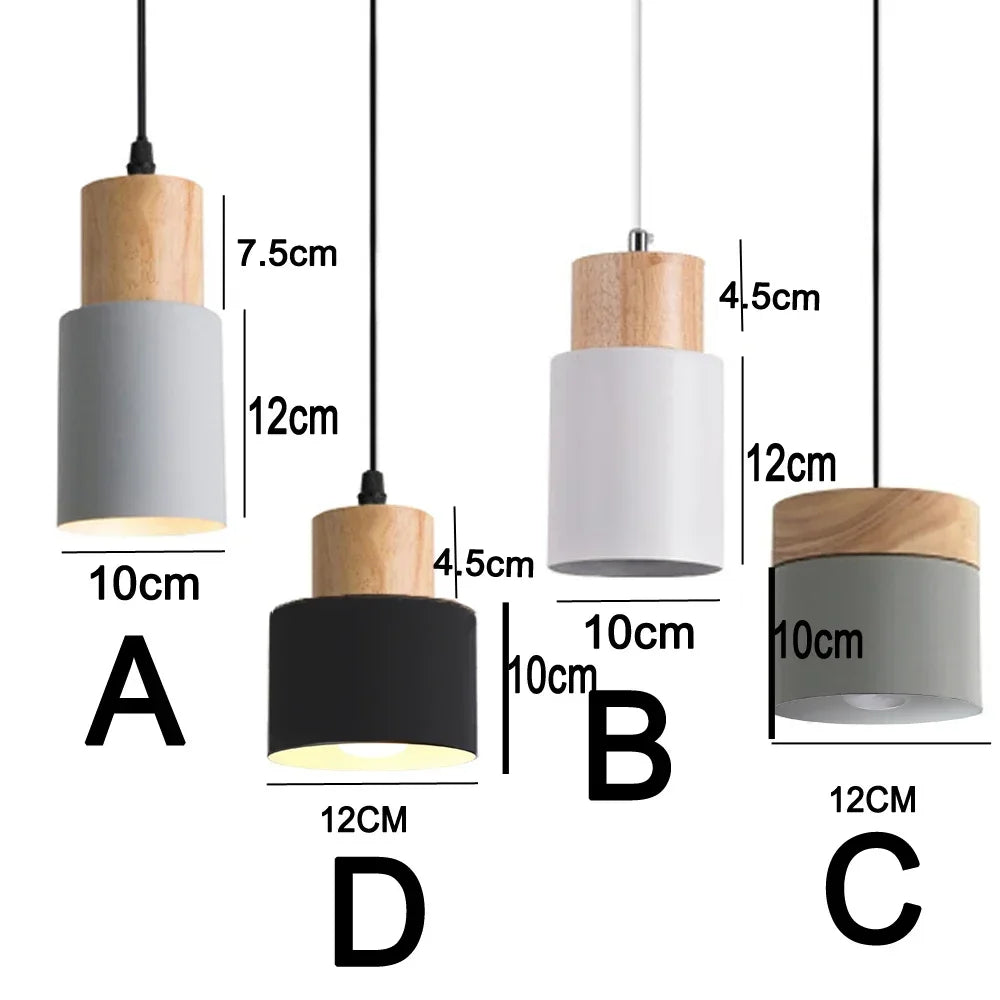 Afralia™ Simple Nordic LED Pendant Wire Chandelier for Kitchen Bar Hotel Home Decor