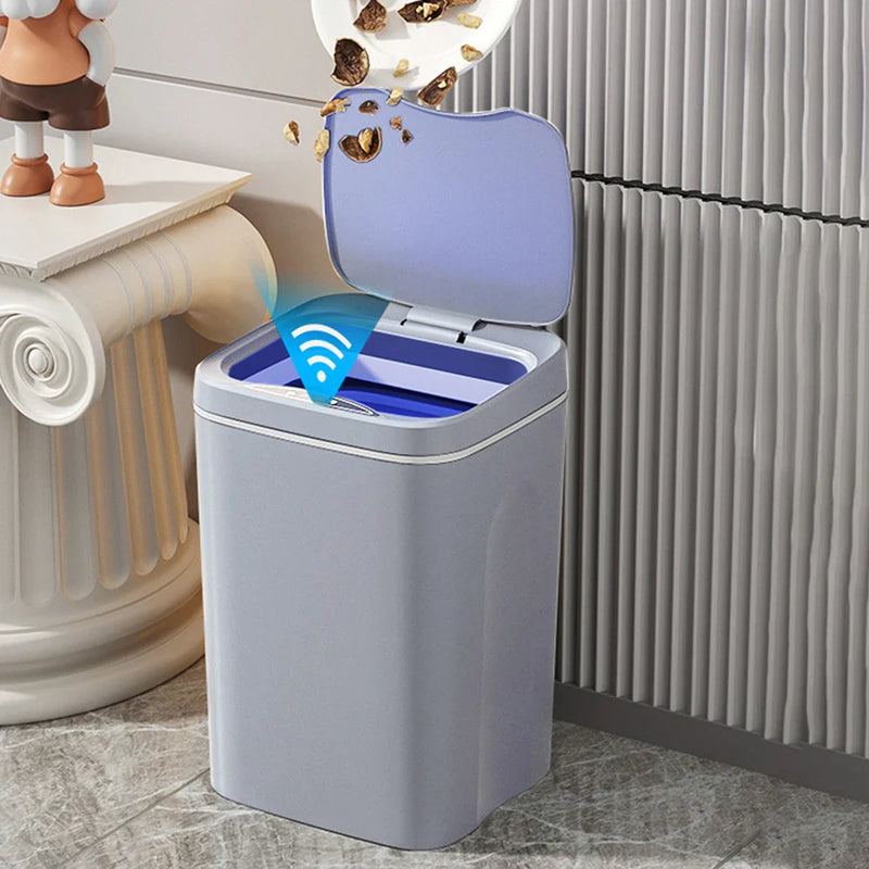 Afralia™ Smart Sensor Trash Can - Waterproof & Electric Waste Bin for Kitchen and Bathroom